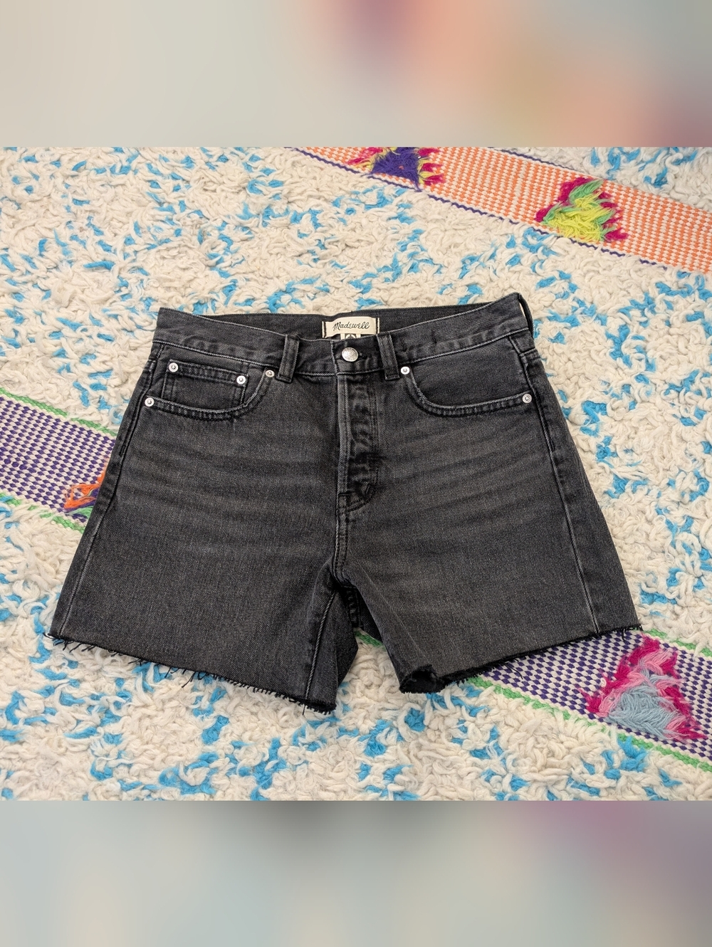 Madewell The Brynn Long Denim Shorts